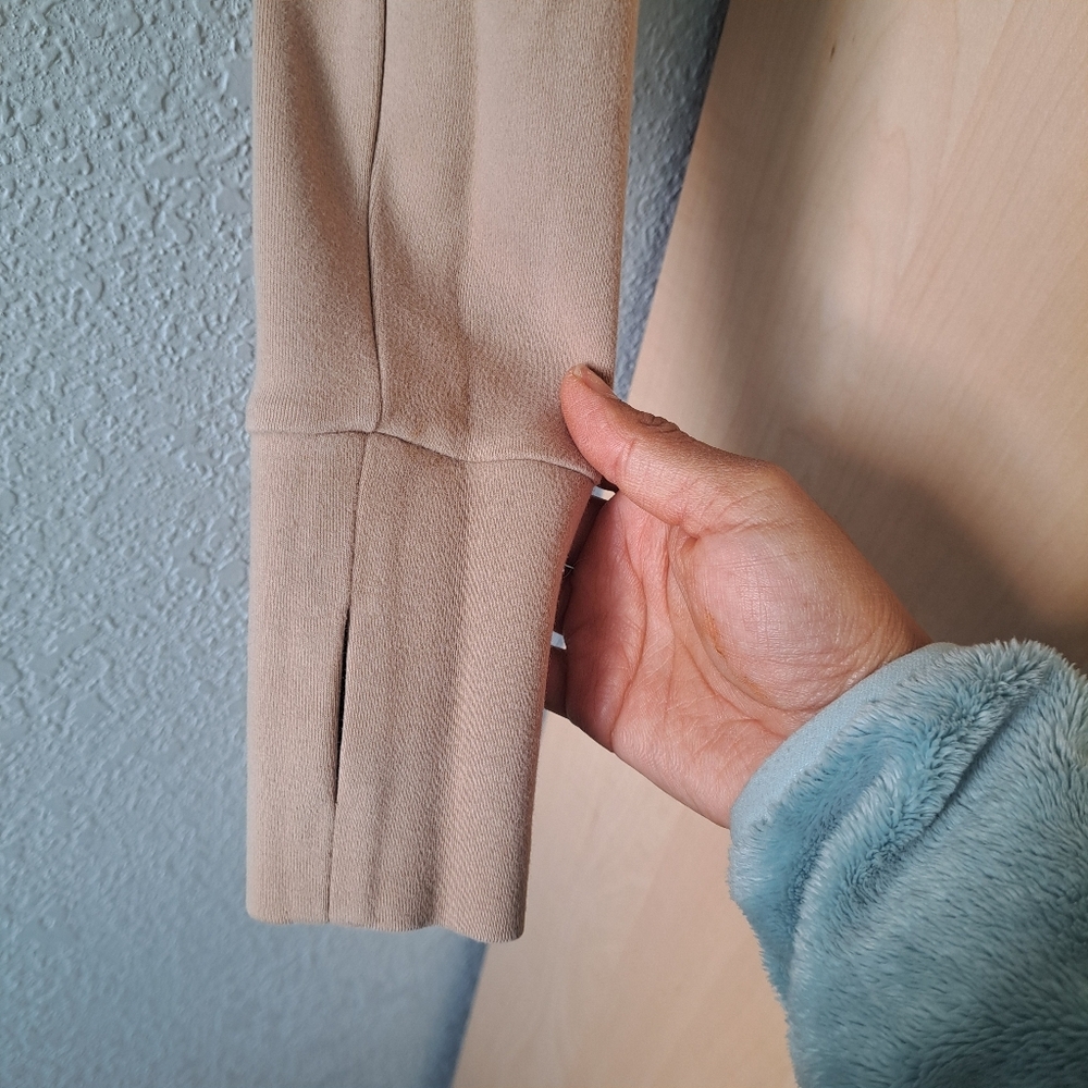 PARAGON Women's Tan Hoodie with Pocket Detail - Picture 4 of 7